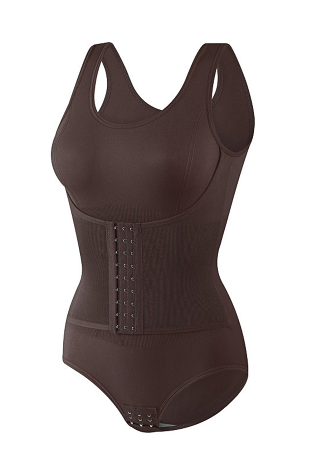 Push Up Tummy Control Coffee Buckle Waist Shapewear