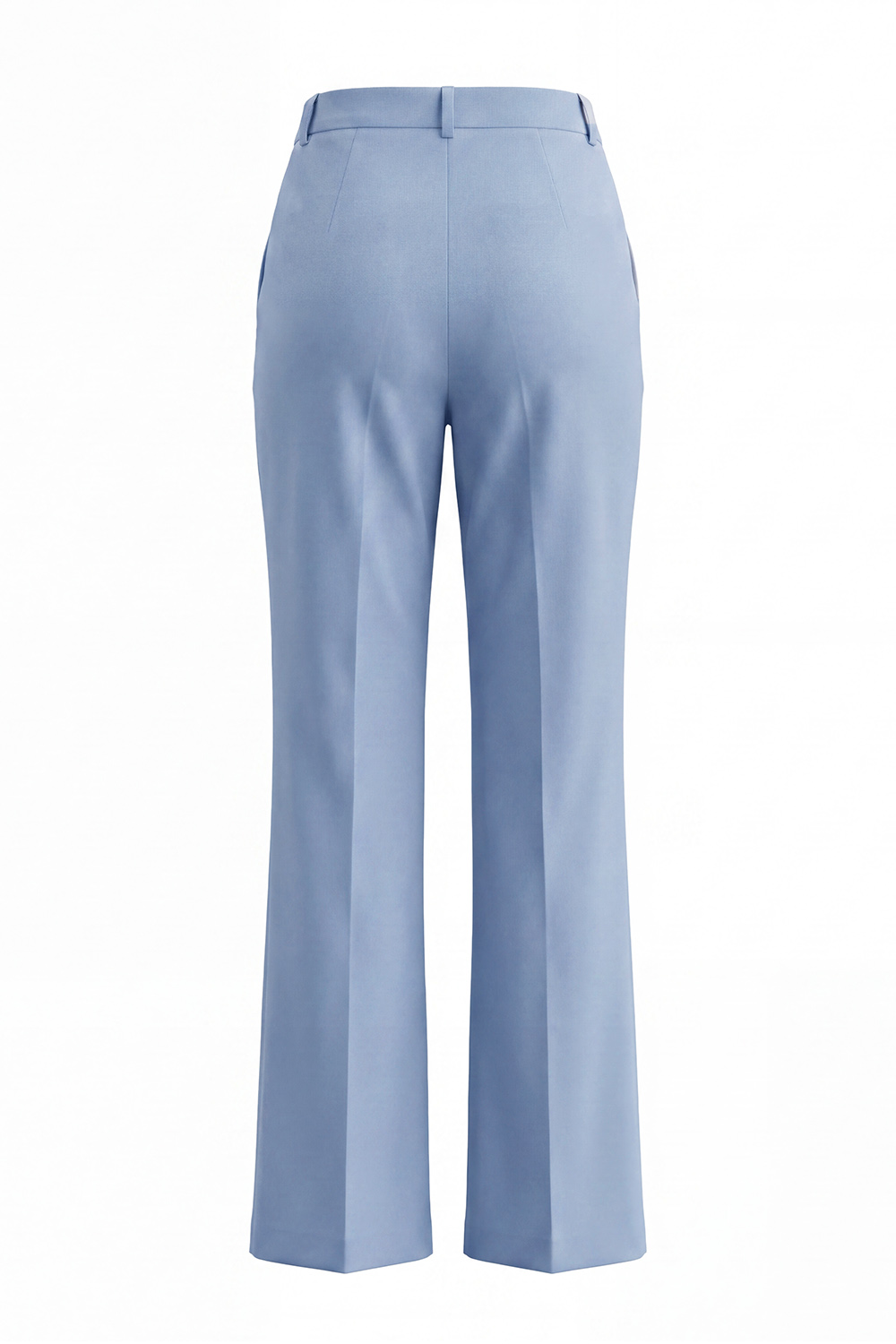 Dusty Blue 2 Piece Notched Lapel One Button Business Suits with Pockets