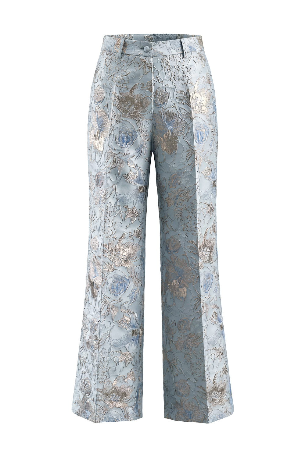 Floral 2 Piece Dusty Rose Peak Lapel Double Breasted Prom Suits with Pockets