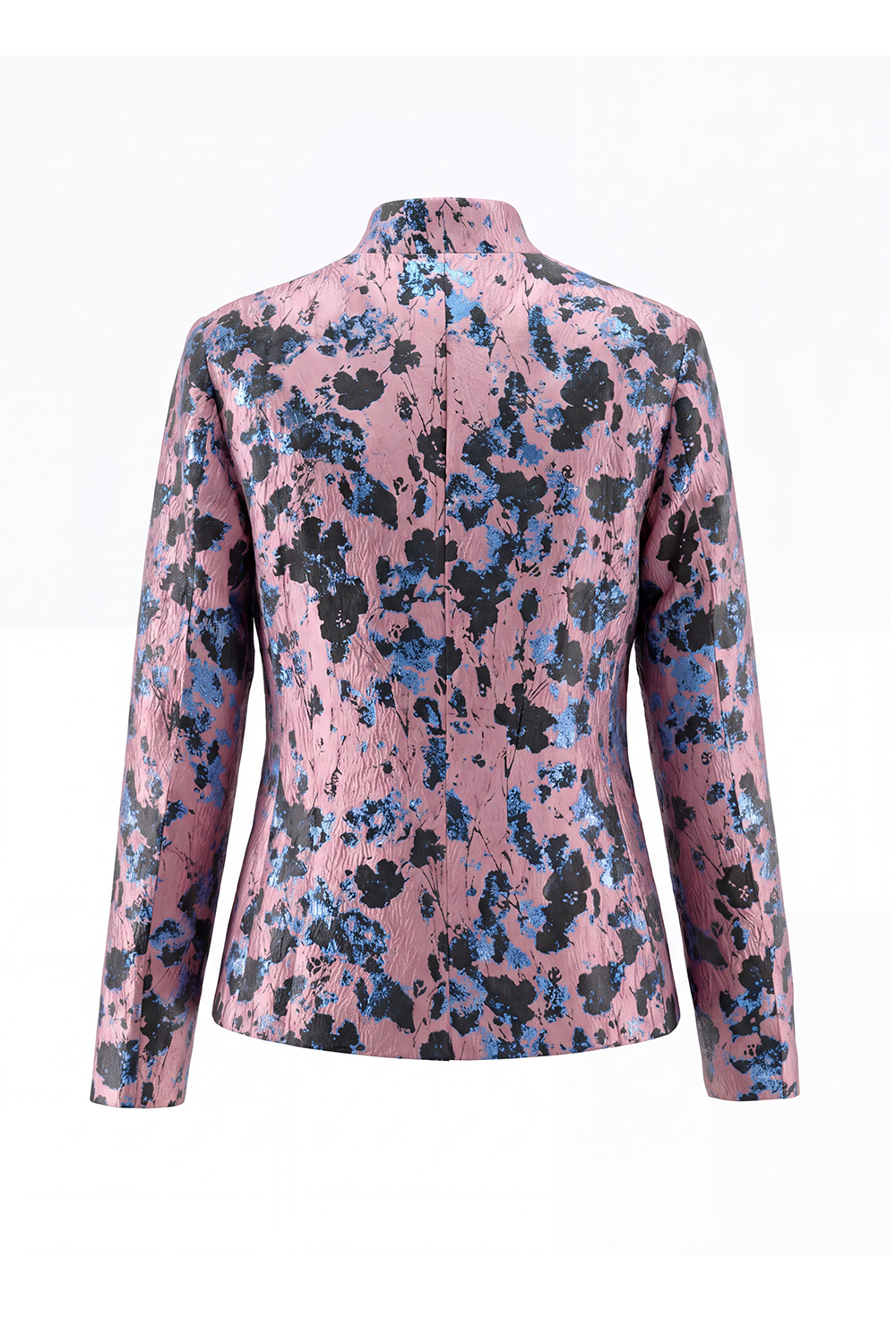 2 Piece Dusty Blue Floral Lapel Prom Suits