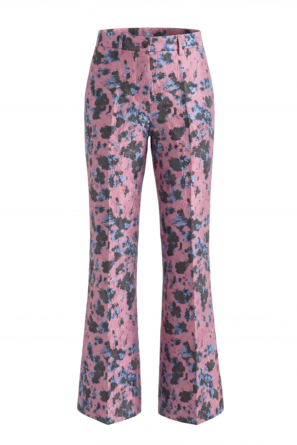 2 Piece Dusty Blue Floral Lapel Prom Suits