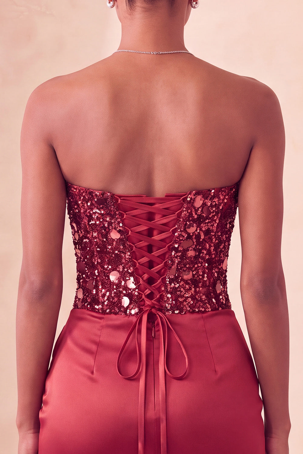 Sparkly Red Sequin Ruched Sweetheart Tight Short Homecoming Dress