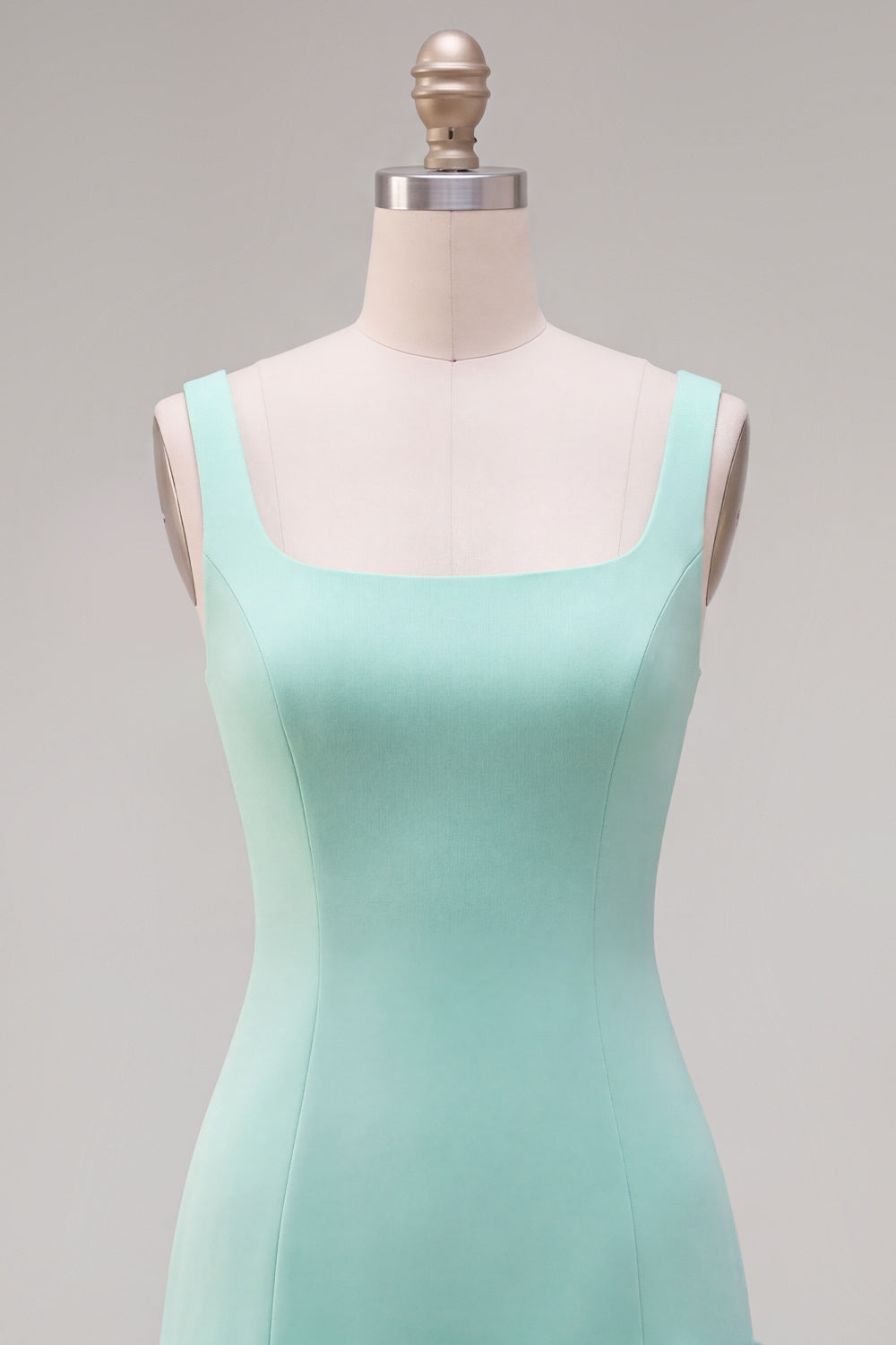 Yellow Square Neck Ruffled Short Tight Homecoming Dress