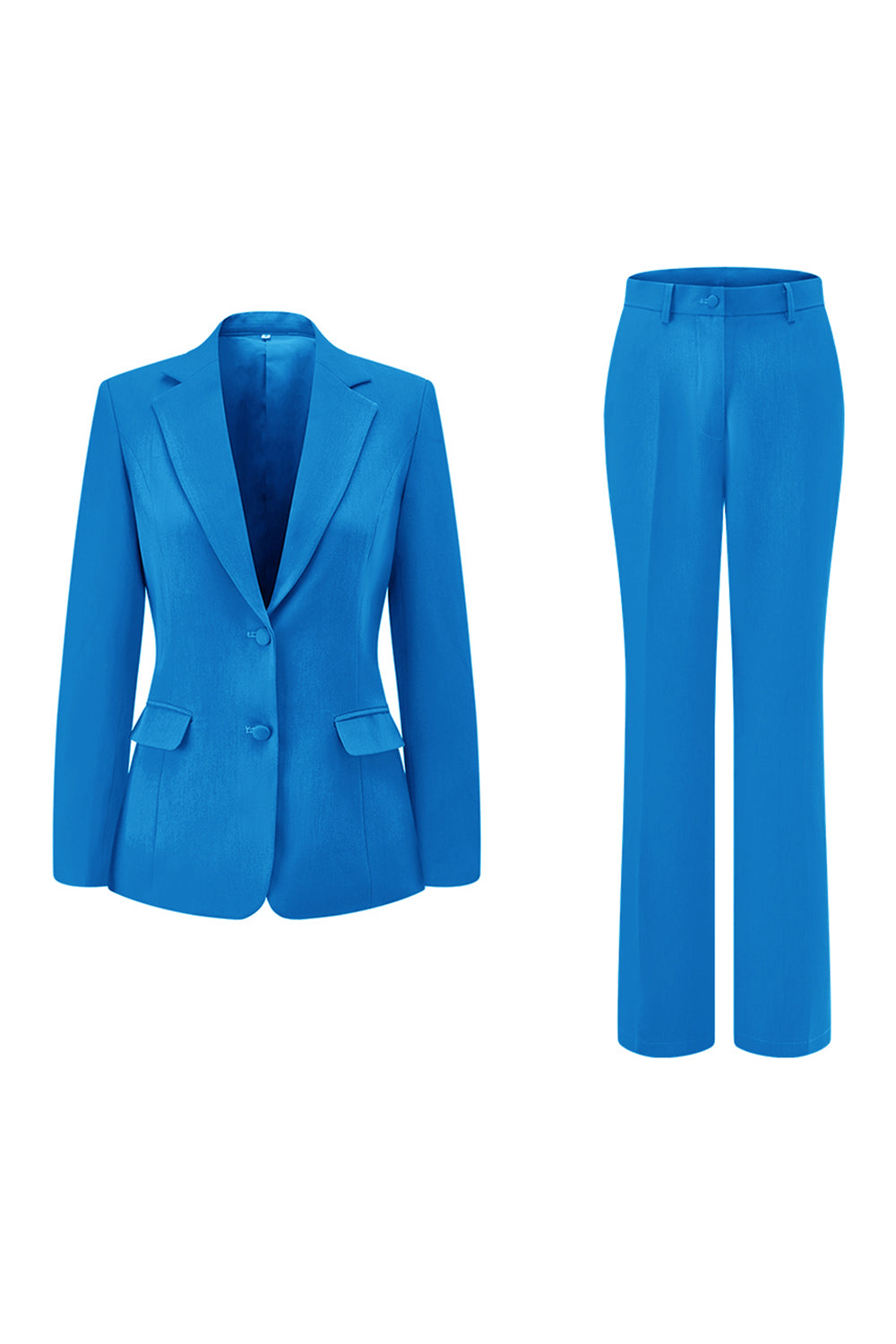 2 Piece Red Notched Lapel Business Suits