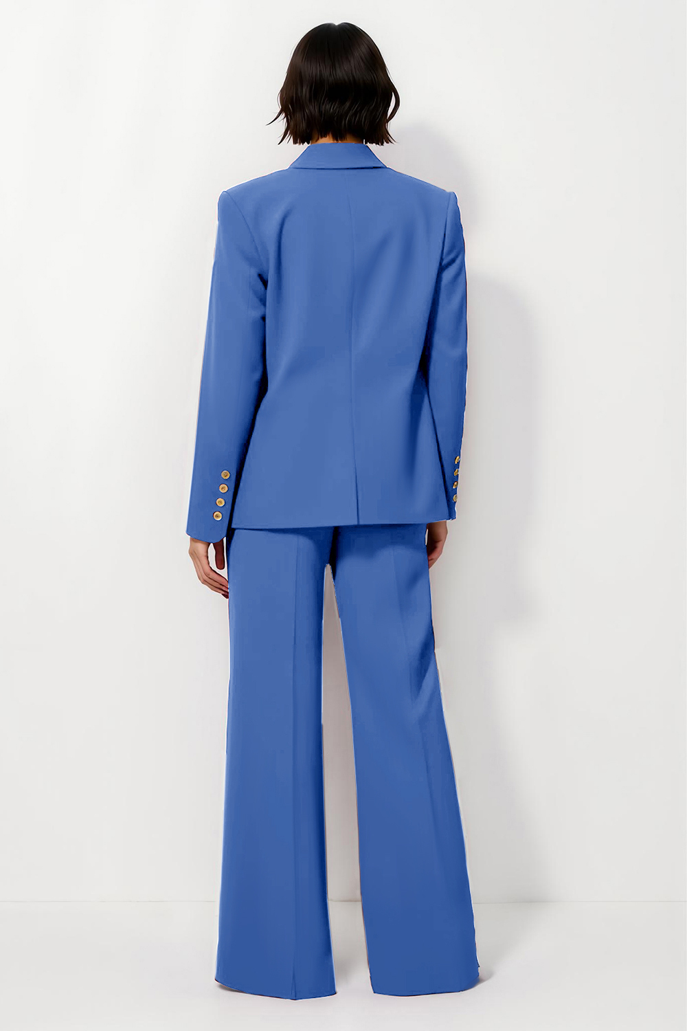 2 Piece Burgundy Satin Notched Lapel Business Suits with Pockets