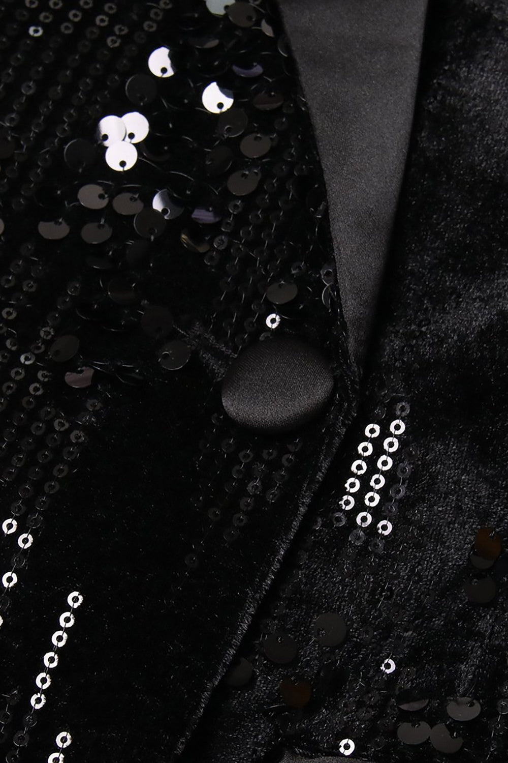 Glitter Black Sequins Women Prom Blazer with Feathers