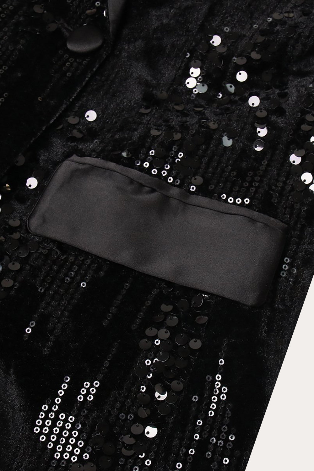 Glitter Black Sequins Women Prom Blazer with Feathers