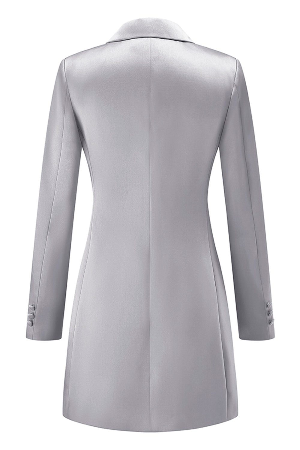 Candy Pink Single Breasted Peak Lapel Women Business Blazer