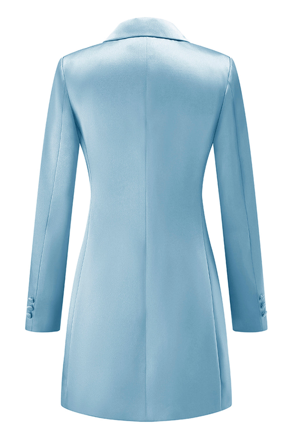 Candy Pink Single Breasted Peak Lapel Women Business Blazer