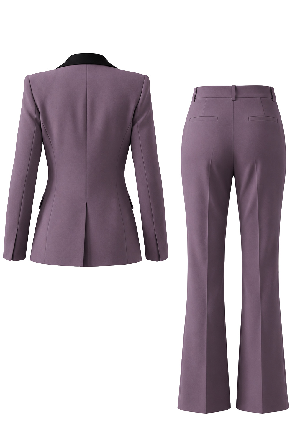2 Piece Dark Green Slim Fit Peak Lapel Business Suits with Pockets