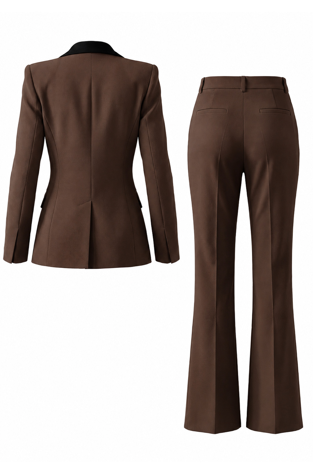 2 Piece Dark Green Slim Fit Peak Lapel Business Suits with Pockets