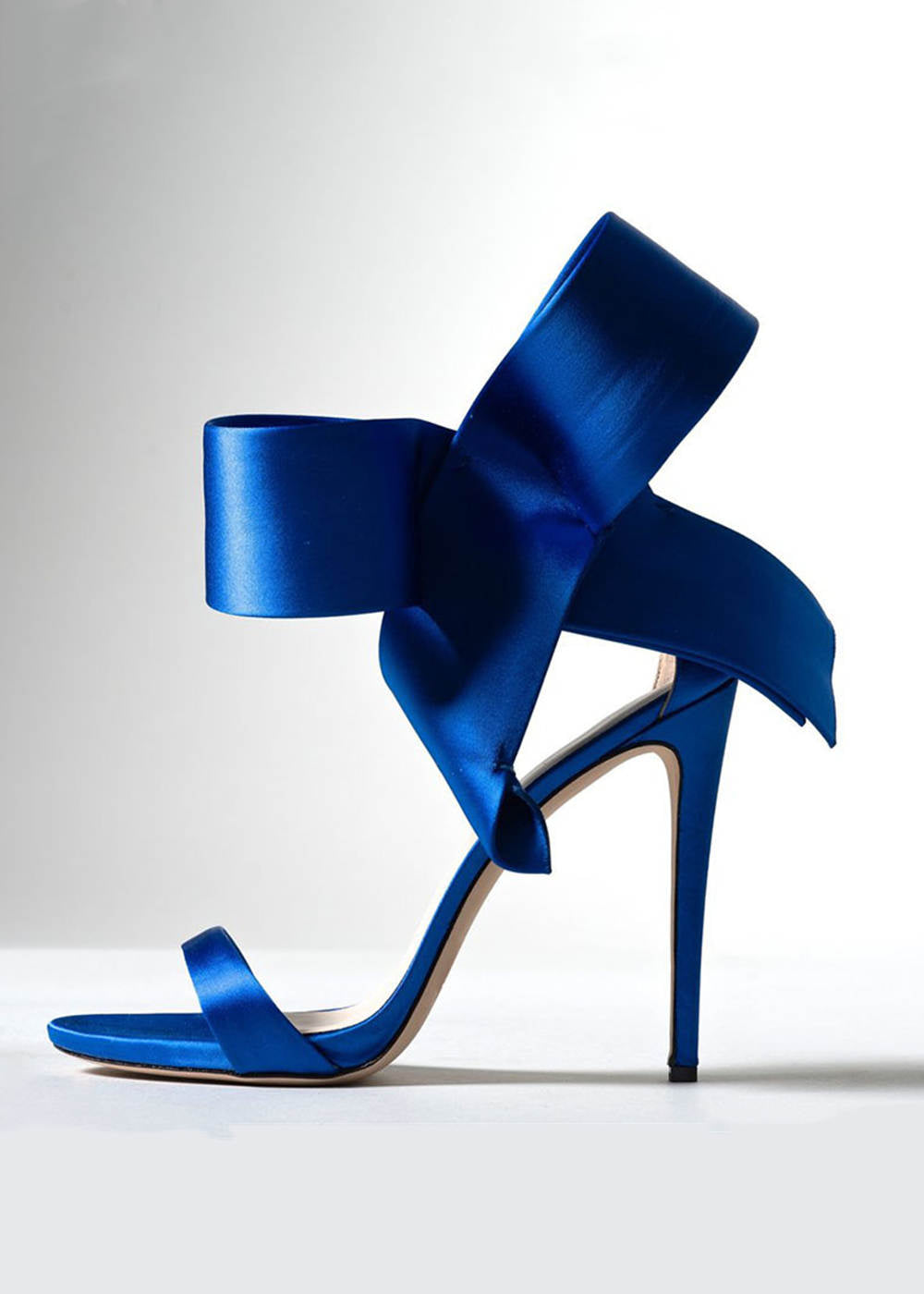 Large Bow Knot Stiletto Heel Strap Sandals for Women