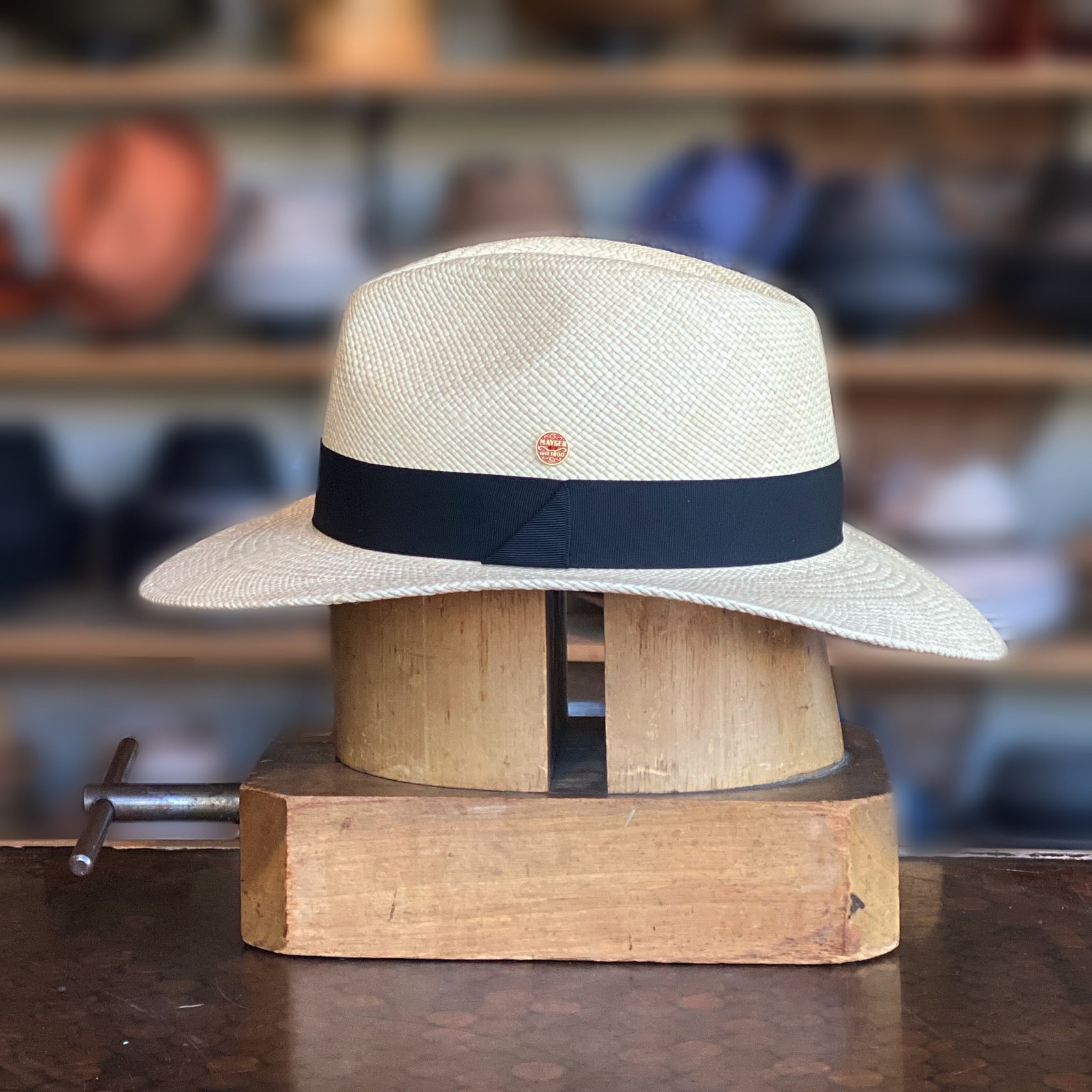 Can be rolls up for packing -Handmade panama hat-Gedeon