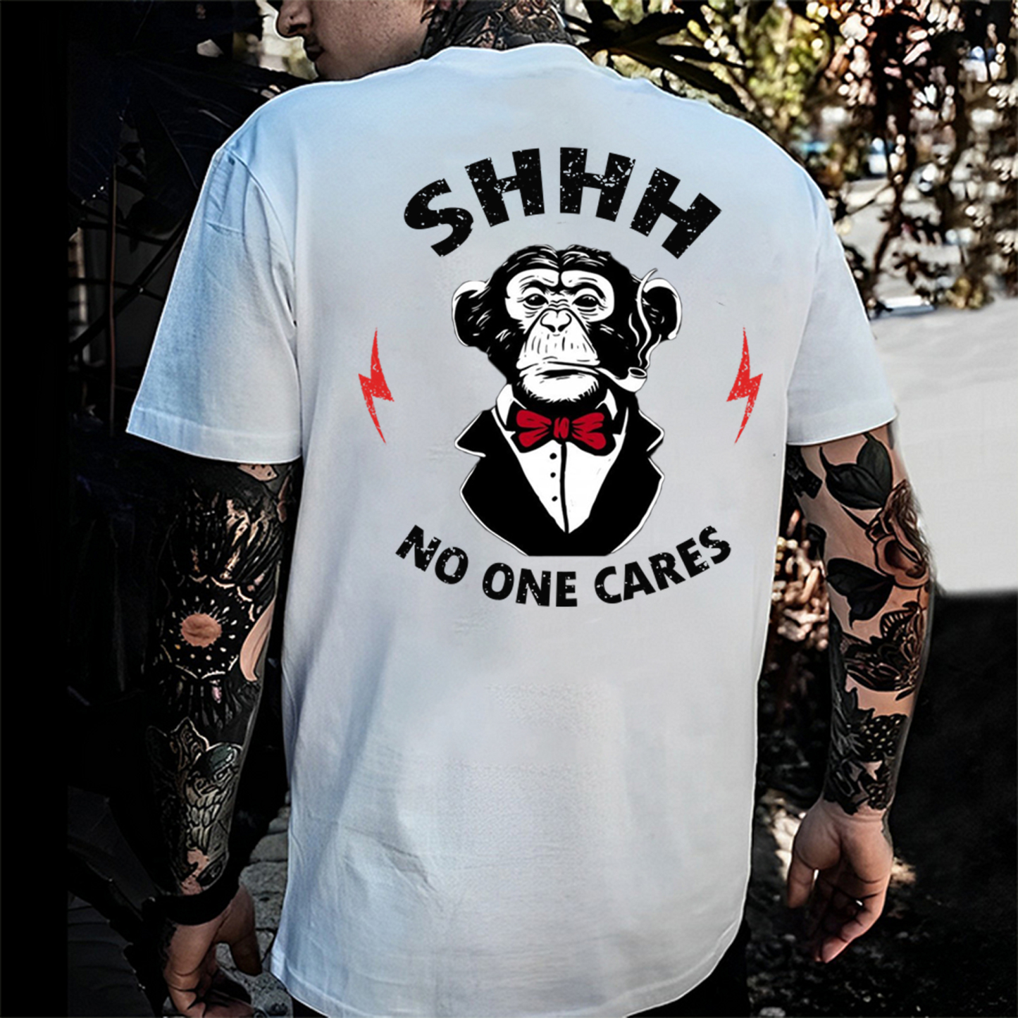 SHHH. NO ONE CARES T-shirt