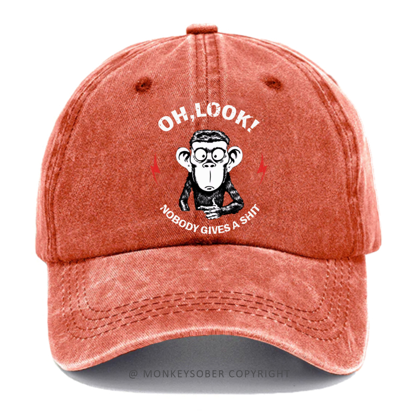 Oh Look Nobody Gives A Shit Washed Baseball Caps
