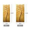 3D Door Stickers Creative Plant Pattern PVC Door Decals Peel and Stick