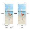 3D Door Wallpaper Peel and Stick Animals Self Adhesive 3D Door Stickers