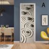 3D Door Stickers Modern Creative PVC Waterproof Peel and Stick Door Murals
