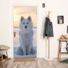 3D Door Stickers Simulation Animal PVC Door Decals Peel and Stick