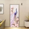 3D Door Stickers Simulation Animal PVC Door Decals Peel and Stick