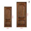 3D Door Stickers European Classic Room Elevator Door Decals Peel and Stick
