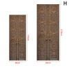 3D Door Stickers European Classic Room Elevator Door Decals Peel and Stick