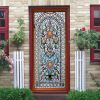 3D Door Stickers Geometric Pattern PVC Peel and Stick Door Murals
