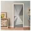 3D Door Stickers Personalized PVC Stairs Door Decals Peel and Stick