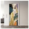 3D Door Stickers Personalized PVC Stairs Door Decals Peel and Stick