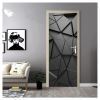 3D Door Stickers Personalized PVC Stairs Door Decals Peel and Stick