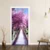 3D Door Stickers European Style PVC Peel and Stick Door Murals