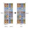 3D Door Stickers Creative Geometric Pattern PVC Peel and Stick Door Murals