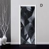 3D Door Stickers Renovated Wooden Door Decoration PVC Door Decals Peel and Stick