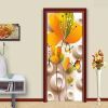 3D Door Wallpaper Peel and Stick Butterfly Self Adhesive 3D Door Stickers