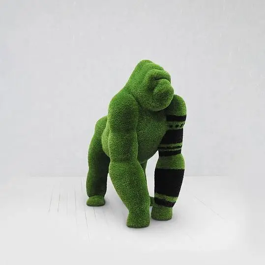 Outdoor Artificial Turf Animals - Gorilla