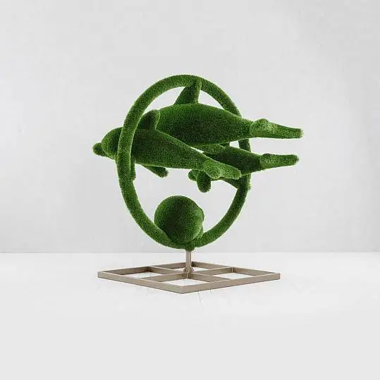 Outdoor Artificial Turf Animals - Dolphins