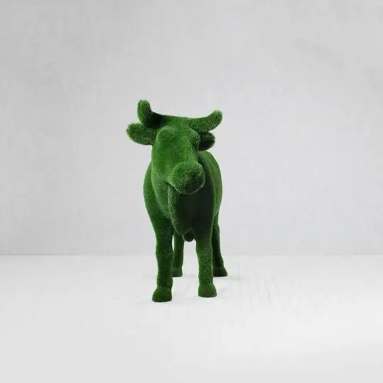 Outdoor Artificial Turf Animals - Cow