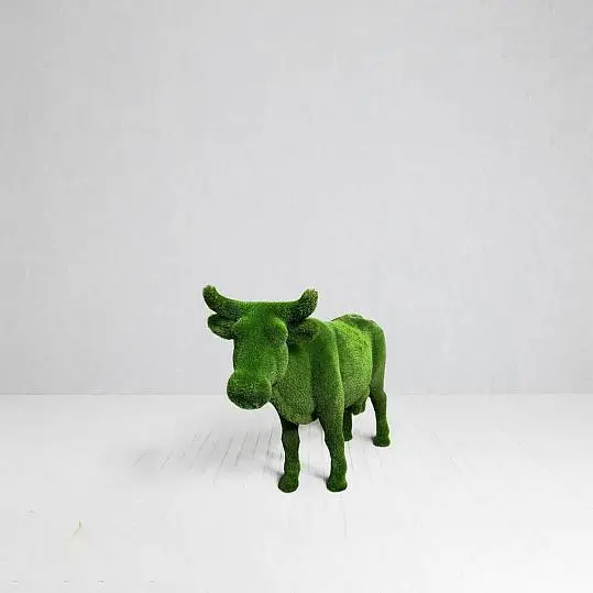 Outdoor Artificial Turf Animals - Cow