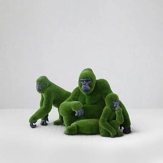 Outdoor Artificial Turf Animals - Gorilla Baby