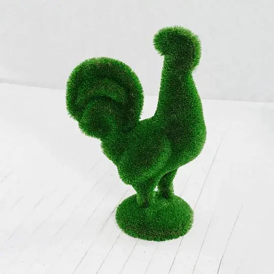 Outdoor Artificial Turf Animals - Rooster