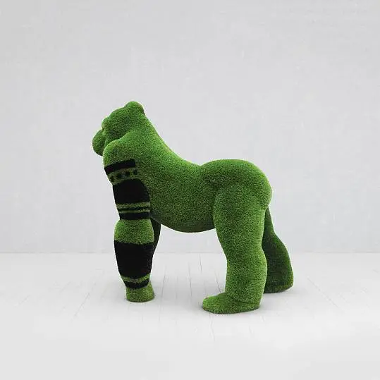 Outdoor Artificial Turf Animals - Gorilla