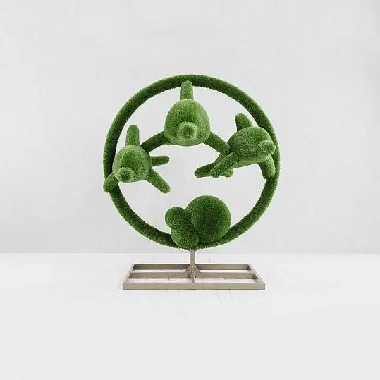 Outdoor Artificial Turf Animals - Dolphins