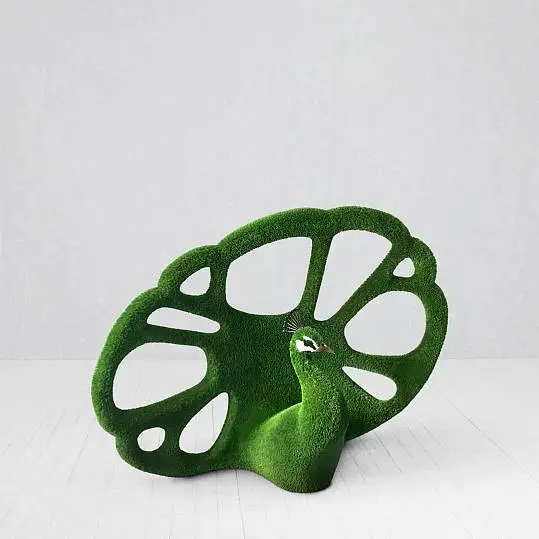 Outdoor Artificial Turf Animals - Peafowl