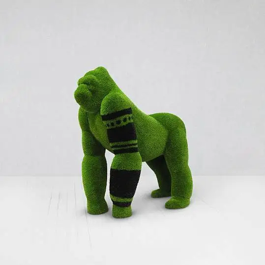 Outdoor Artificial Turf Animals - Gorilla