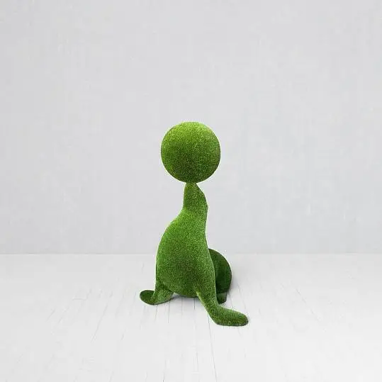 Outdoor Artificial Turf Animals - Sea Lion With A Ball