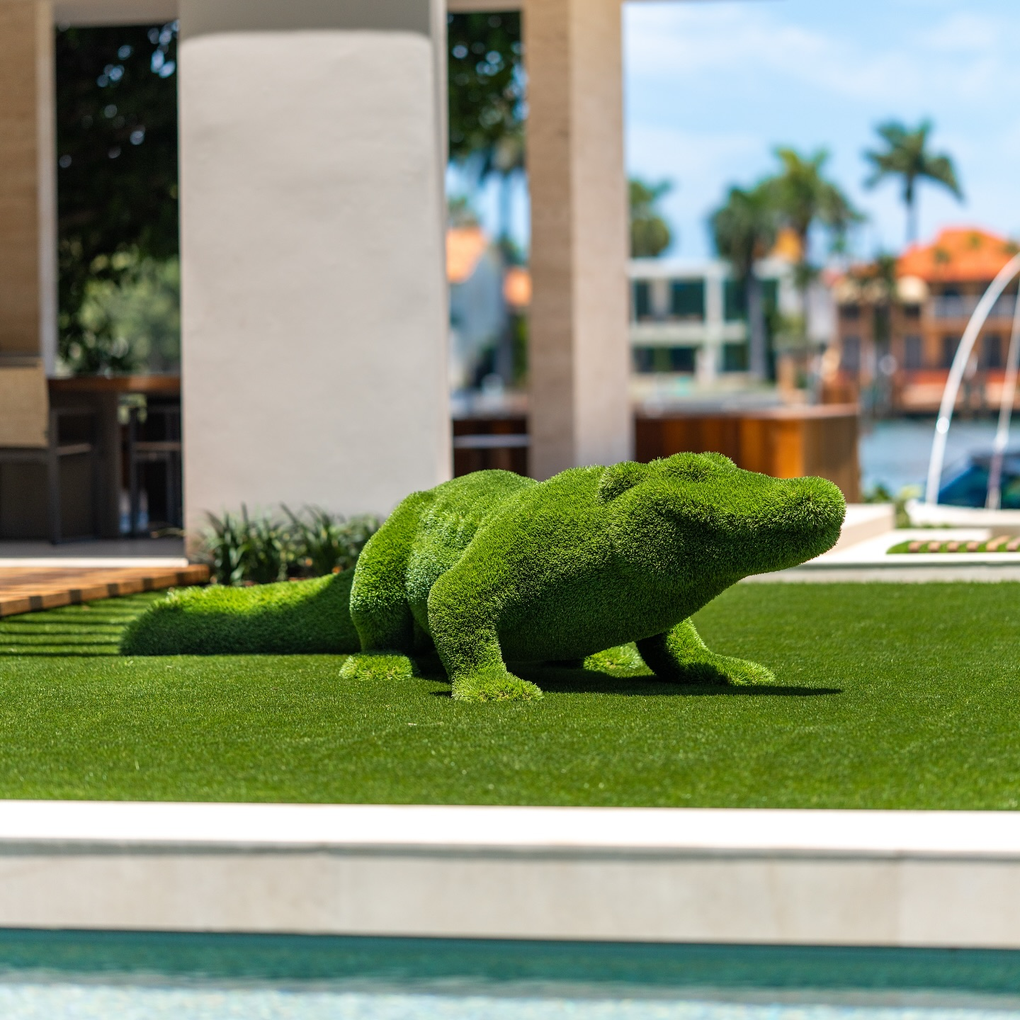 [Copy]Outdoor Artificial Turf Animals -Crocodile