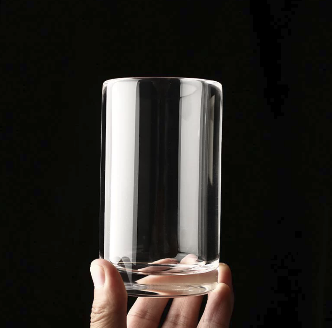  Handcrafted Crystal Glass Cup – Thickened Crystal Tumbler for Tea, Milk, Juice & Beer 