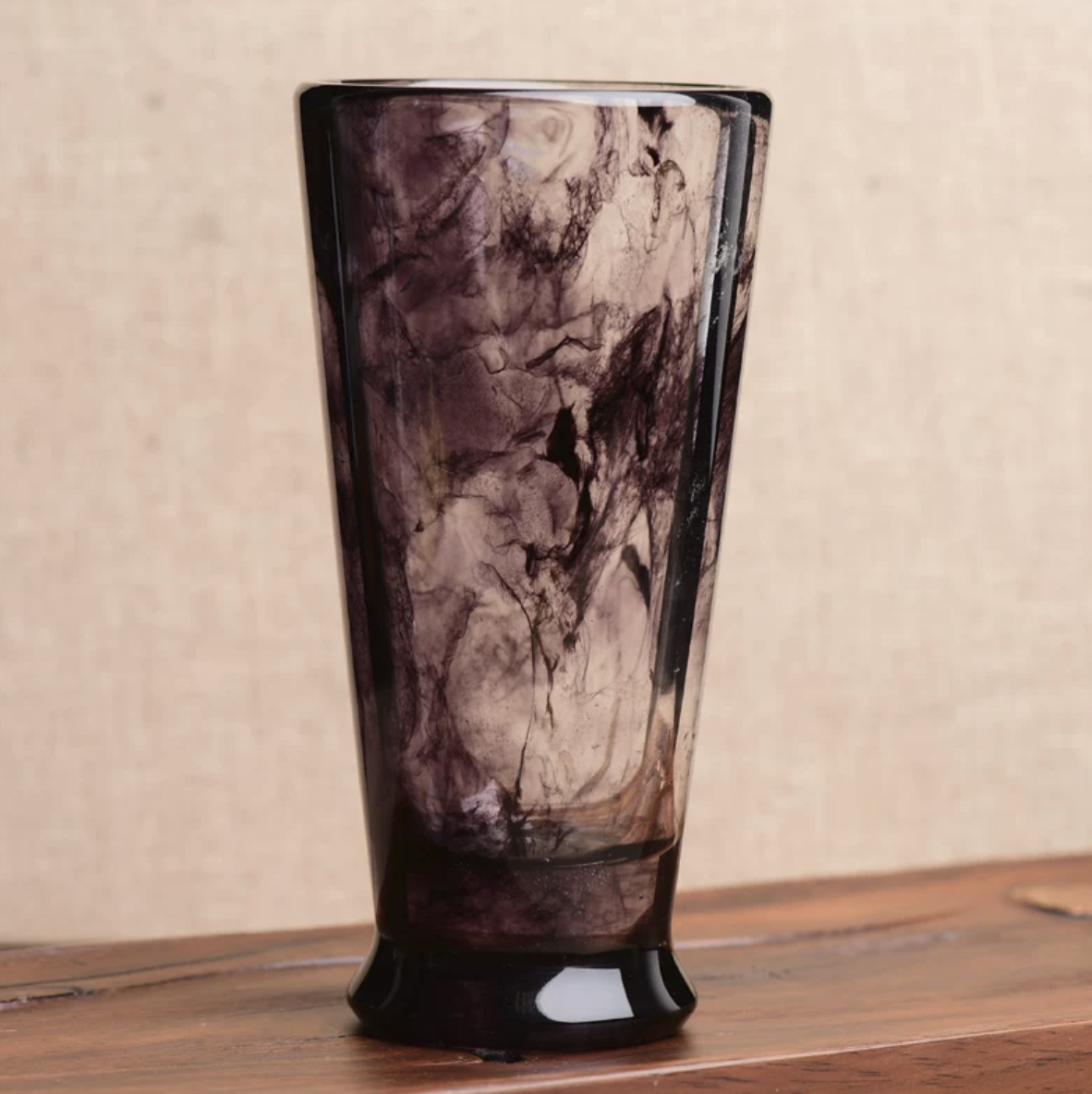 Artisan Carved Natural Amethyst Liquor Cup | Antique-Style Pure Crystal Tasting Glass & Collectors Goblet