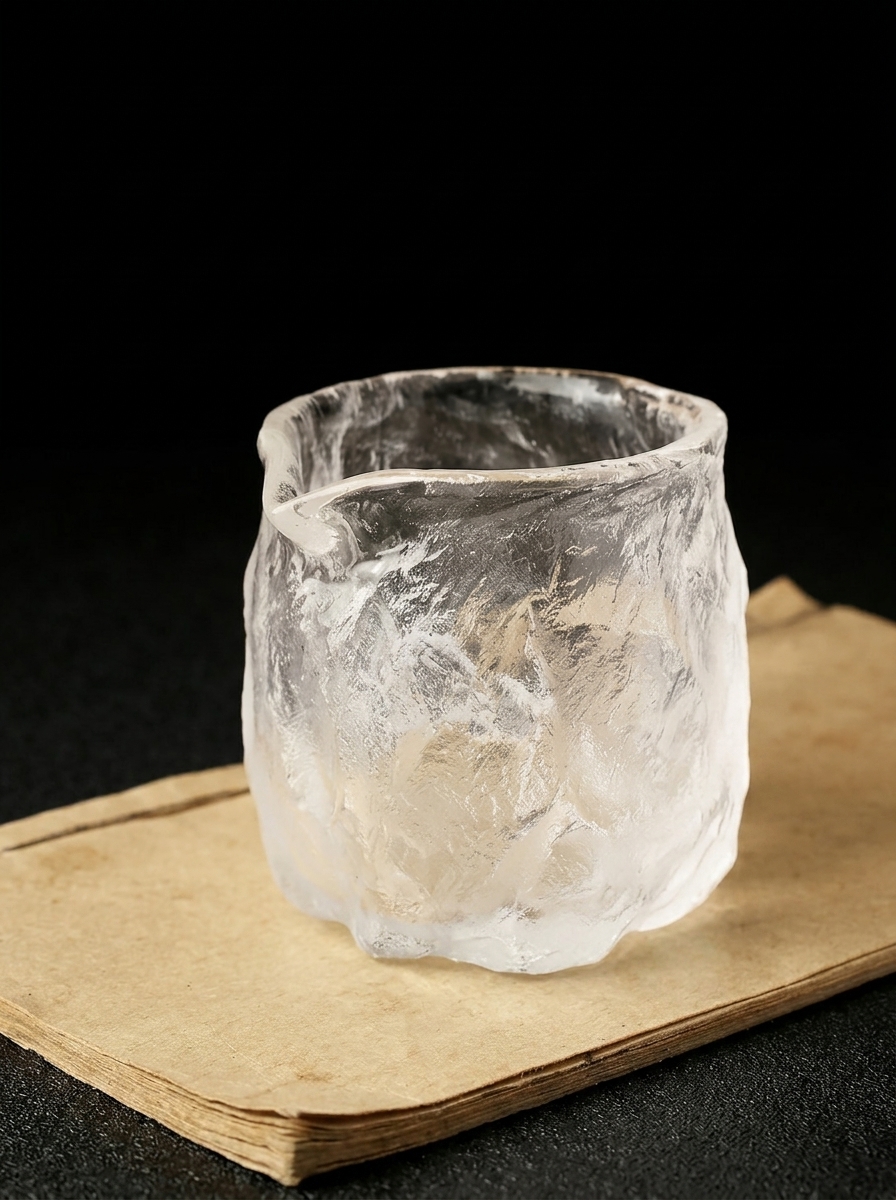 Natural Raw Crystal Tea Cup – Handcrafted Genuine Mineral Crystal Cup