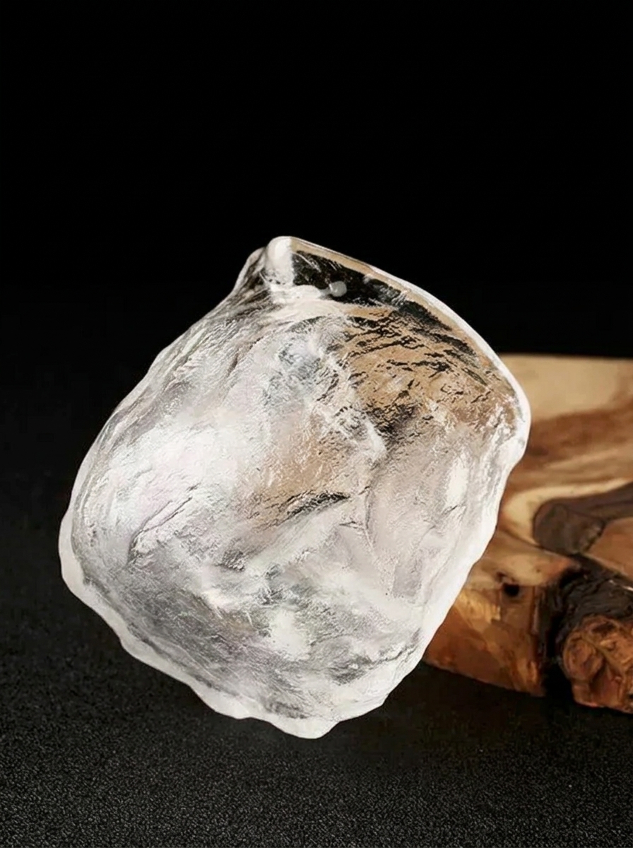Natural Raw Crystal Tea Cup – Handcrafted Genuine Mineral Crystal Cup
